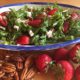 Arugula Salad with Strawberry Dressing