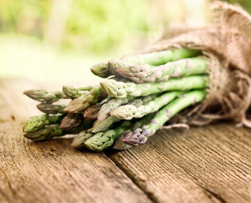Fresh asparagus