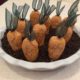 Carrot-Shape Sugar Cookies in Oreo “Dirt”